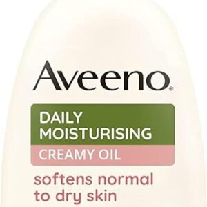 Aveeno Daily Moisturising Creamy Oil, With Nourishing Oat & Sweet Almond Oil, Suitable For Sensitive Skin