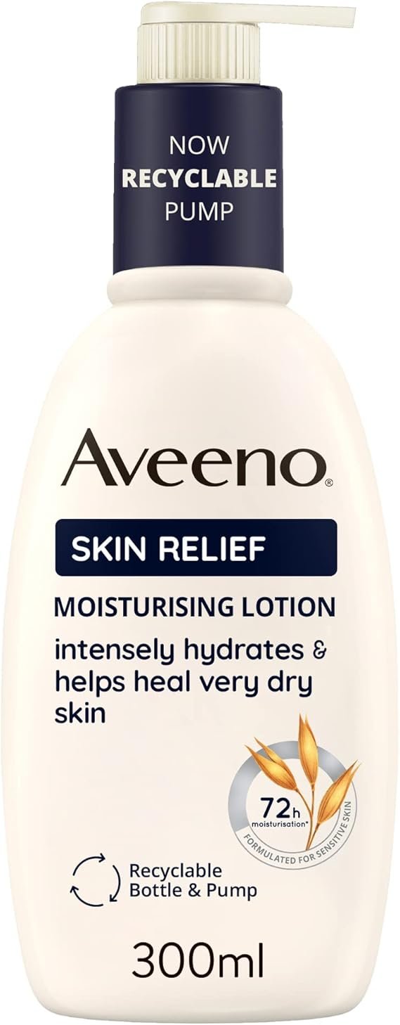 Aveeno Skin Relief Moisturising Lotion, With Soothing Triple Oat Complex & Shea Butter