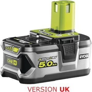 Ryobi RB18L50 ONE+ Lithium+ 5.0Ah Battery, 18 V