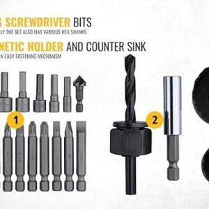 DEWALT DT71563-QZ Combination Drill Bit Set - 100 Pieces - Black Durable Case Included