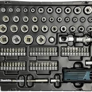 Makita E-08713 120 Piece Maintenance Set Supplied in a Makpac Case