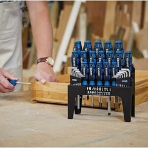 Draper 44 Piece Precision Screwdriver Hex Key and Bit Set