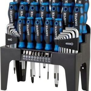 Draper 44 Piece Precision Screwdriver Hex Key and Bit Set