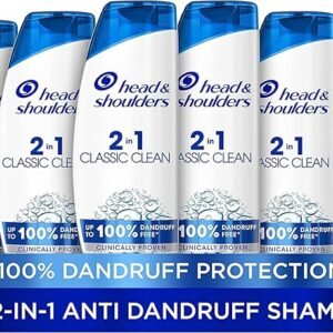 Head & Shoulders Classic Clean Anti-Dandruff 2-in-1 Shampoo, Six-Pack,6 x 250 ml