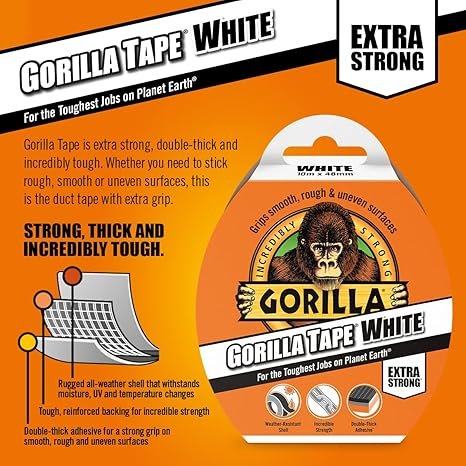Gorilla Tape White 27m