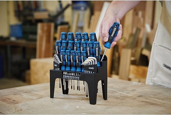 Draper 44 Piece Precision Screwdriver Hex Key and Bit Set