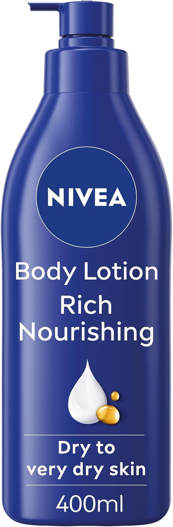 NIVEA Rich Nourishing Body Lotion (400ml), Rich 72H Hydration