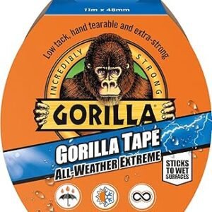 Gorilla 3044020 Tape All Weather Extreme Black 48mm x 11m