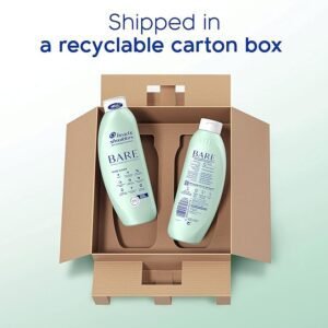 Head & Shoulders Anti dandruff Shampoo, Pure Clean, Sulphate free, 2 x 400 ml, Duo Pack