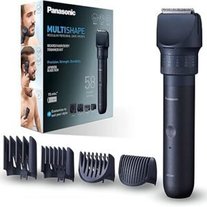 Panasonic ER-CKL2, MULTISHAPE Modular Personal Care System, Waterproof Beard and Hair Trimmer with Rechargeable Li-ion Battery, Black