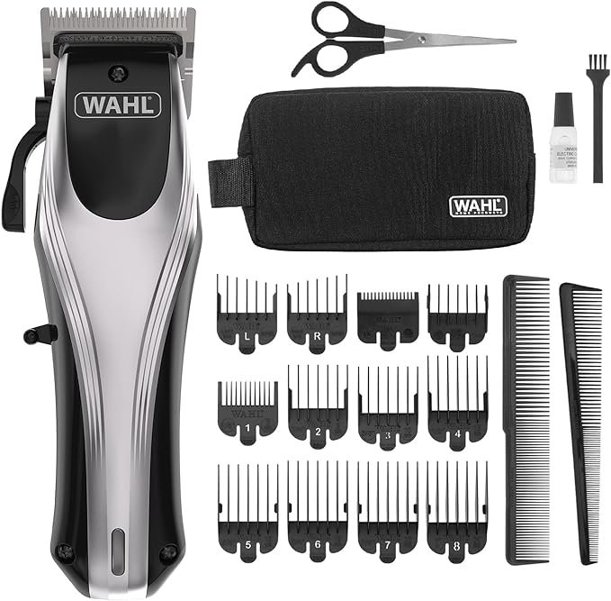Wahl Rapid Clip Hair Clipper, Gift for Him, Hair Clippers Men, Rechargeable Clippers, Lithium-Ion Clipper, Men's Head Shaver, Cordless Clippers Men, Home Haircutting Kit