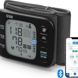 OMRON RS7 Automatic Wrist Blood Pressure Monitor for Home Use or on The Go, Clinically Validated, Including Use on Obese