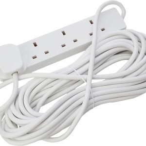 PRO ELEC PELB1906 4 Gang Extension Lead White, 10m