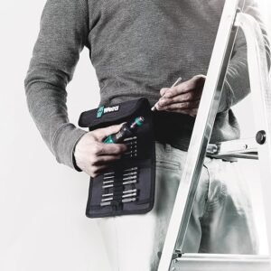 Wera Bitholding Screwdriver Set with Bits in Pouch, 33 Pieces