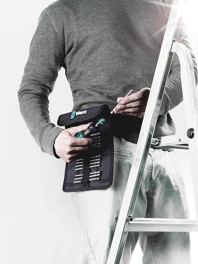 Wera Bitholding Screwdriver Set with Bits in Pouch, 33 Pieces