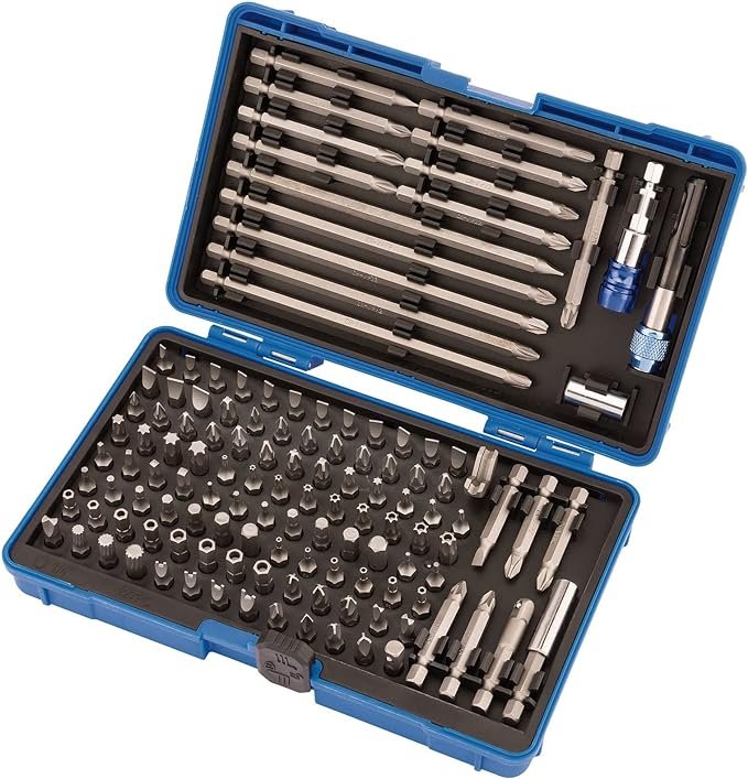 Draper 82398 Magnetic Bit Holder Set (127 Piece), Silver