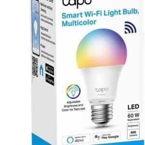 Roll over image to zoom in VIDEO Energy efficiency label Tapo Smart Bulb, E27 Multicolor Smart Light Bulb, 8.3W, Works with Amazon Alexa(