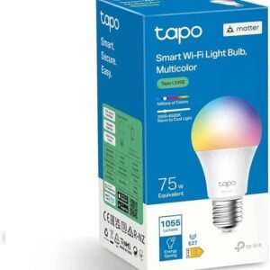 Tapo E27 MATTER Smart Bulb, Energy Monitoring, Advanced Music Sync 1055 lm, 8.6W Smart Light Bulb, Dimmable,