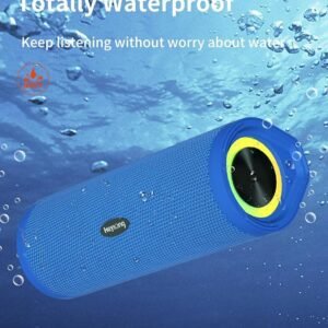 HEYSONG Portable Bluetooth Speaker, Waterproof Wireless Outdoor Speakers Gifts for Men - Blue