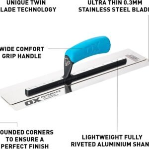 OX Pro UltraFlex Finishing Trowel