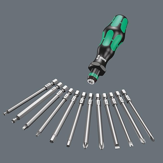 Wera Bitholding Screwdriver Set with Bits in Pouch, 33 Pieces