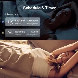 Roll over image to zoom in VIDEO Energy efficiency label Tapo Smart Bulb, E27 Multicolor Smart Light Bulb, 8.3W, Works with Amazon Alexa(