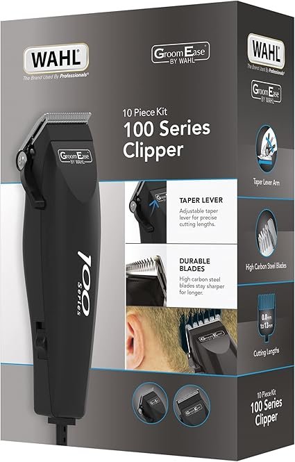 WAHL GroomEase 100 Series Clipper, Head Shaver, Hair Clippers for Men, Home Hair Cutting, Men’s Clipper Set