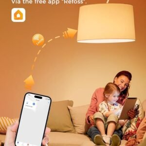 Refoss Smart Light Bulb Alexa b22 Bayonet WiFi Led Bulb 9W with Colour Changing Light, 810LM Dimmable (Warm/Cool) Smart Bulbs Works with Alexa(Echo and Echo Dot), Google Home - 2 Packs