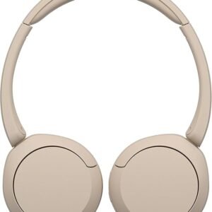 Sony WH-CH520 Wireless Bluetooth Headphones - up to 50 Hours Battery Life with Quick Charge, On-ear style - Beige