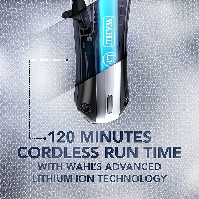 Wahl Rapid Clip Hair Clipper, Gift for Him, Hair Clippers Men, Rechargeable Clippers, Lithium-Ion Clipper, Men's Head Shaver, Cordless Clippers Men, Home Haircutting Kit