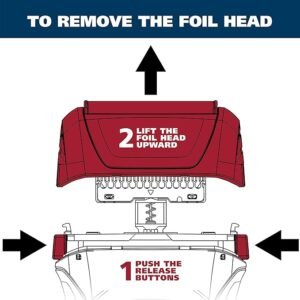 Wahl Lifeproof Shaver Foil and Cutter Replacement, Smooth Shaver Head, Electric Shaver Replacement Heads