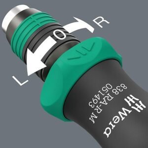 Wera 838 RA-R M Bits-Handhalter, with Ratchet functionality, 1/4"