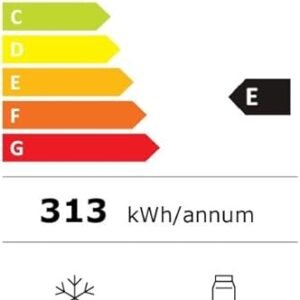 Hoover HHSBSO6174BWDK-1 Total No Frost American Style Fridge Freezer with Water Dispenser - Black - E Rated