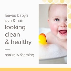 Burt’s Bees Baby Bubble Bath & Body Wash, Gentle Baby Wash For Daily Care, Tear-Free & Paediatrician-Tested, 354.8ml
