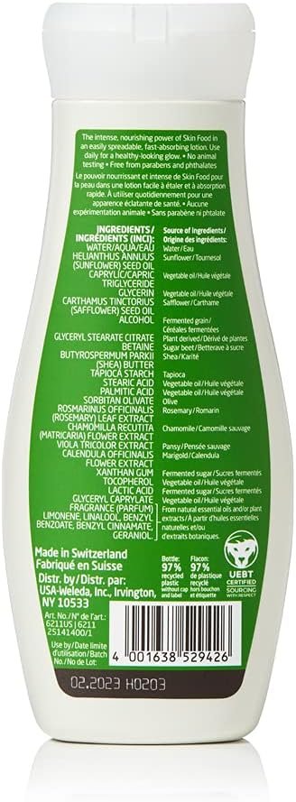 Weleda Skin Food Body Lotion, Rich Body Moisturiser & Dry Skin Cream, Organic Sunflower Seed Oil & Shea Butter,