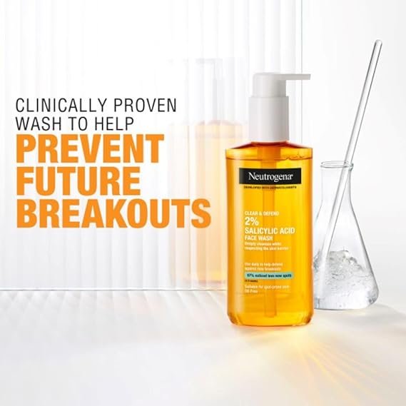 Neutrogena Clear & Defend Face Wash (1x 200ml)