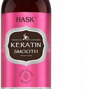 HASK Keratin 5-in-1 Smoothing Leave In Conditioner Spray for all hair types, colour safe, and cruelty-free - 1 175mL Bottle
