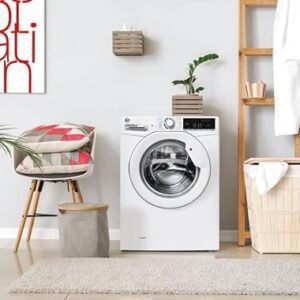 Hoover H-Wash 300 H3D4852DE Freestanding Washer Dryer, Sensor Dry, 8 kg/5 kg Load, 1400 rpm, White