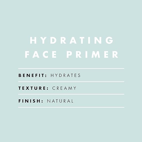 e.l.f., Hydrating Face Primer, Lightweight, Long Lasting, Creamy, Hydrates, Smooths