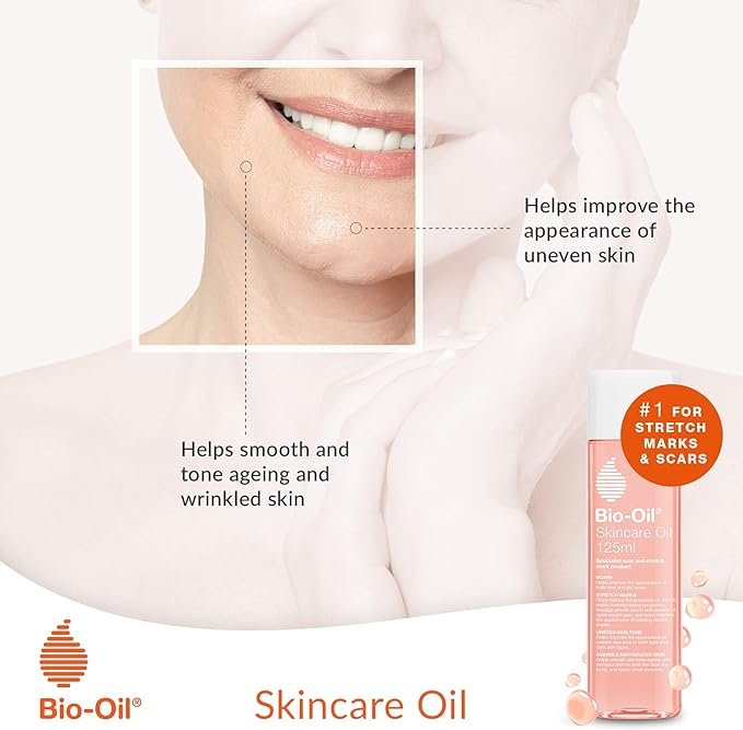 Bio-Oil Skincare Oil - Improve the Appearance of Scars, Stretch Marks and Skin Tone - 1 x 200 ml
