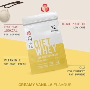 PhD Nutrition Diet Whey Low Calorie Protein Powder,