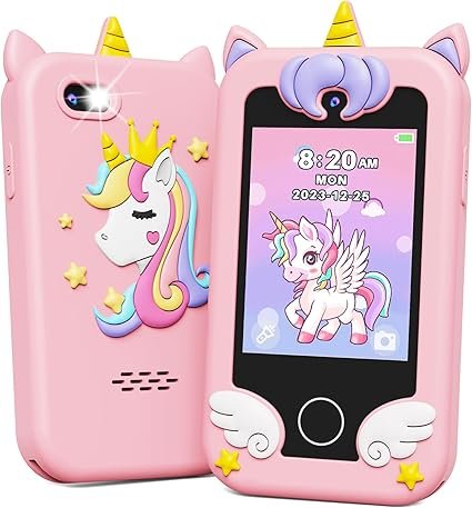 KOKODI Kids Smart Phone Toys Pink