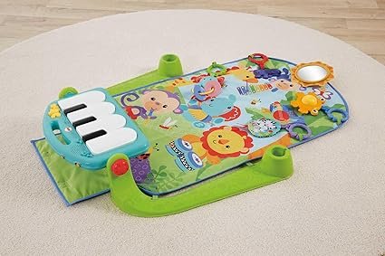 Fisher-Price Baby Play Mat | Kick & Play Baby Gym Play Mat for Infants to 3 Year Olds with Light Up Piano