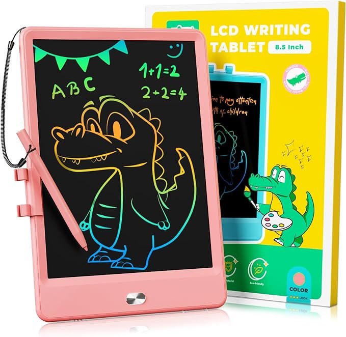 KOKODI Kids Toy LCD Drawing Tablet,8.5-Inch Magnetic Drawing Pad for 3 4 5 6 7 8 Year Old Girls Boys,Learning Educational