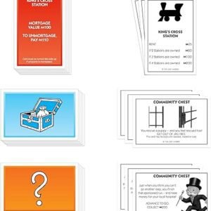 Monopoly Board Game, Family Time Games for Adults and Children, 2 to 6 Players, Strategy Fun for Kids, for Ages 8 and Up