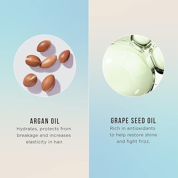 HASK Argan Oil Hair Oil for shine and frizz control repairing for all hair types, colour safe, and cruelty-free -1 59mL Bottle