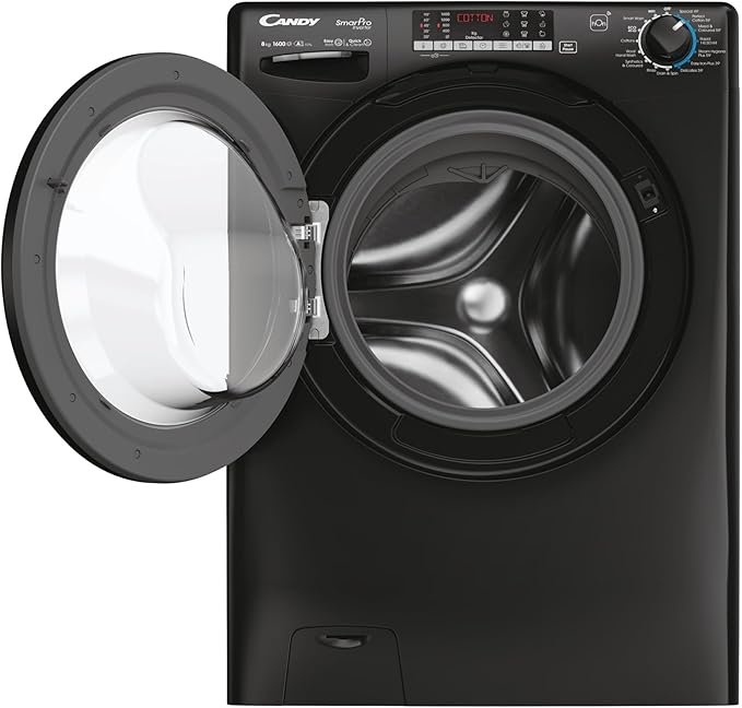 Candy Smart Pro Inverter 8 kg 1600rpm Washing Machine Black
