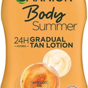 Garnier Summer Body Gradual Tan Moisturiser Deep, For A Radiant Sun Kissed Glow