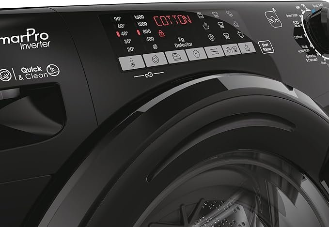 Candy Smart Pro Inverter 8 kg 1600rpm Washing Machine Black