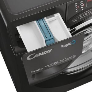 Candy RapidO 9 kg 1600rpm Washing Machine Black